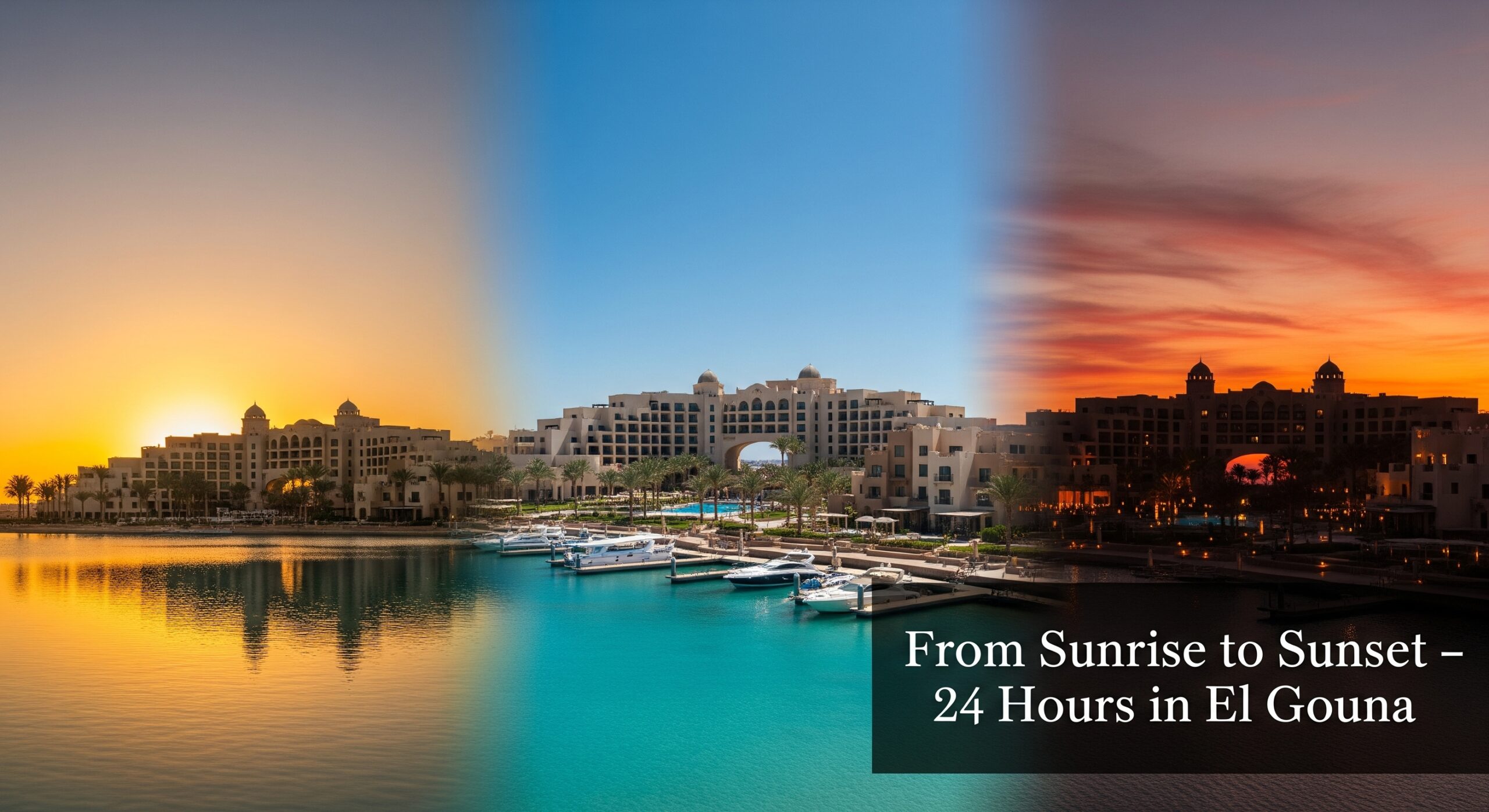 From Sunrise to Sunset – 24 Hours in El Gouna